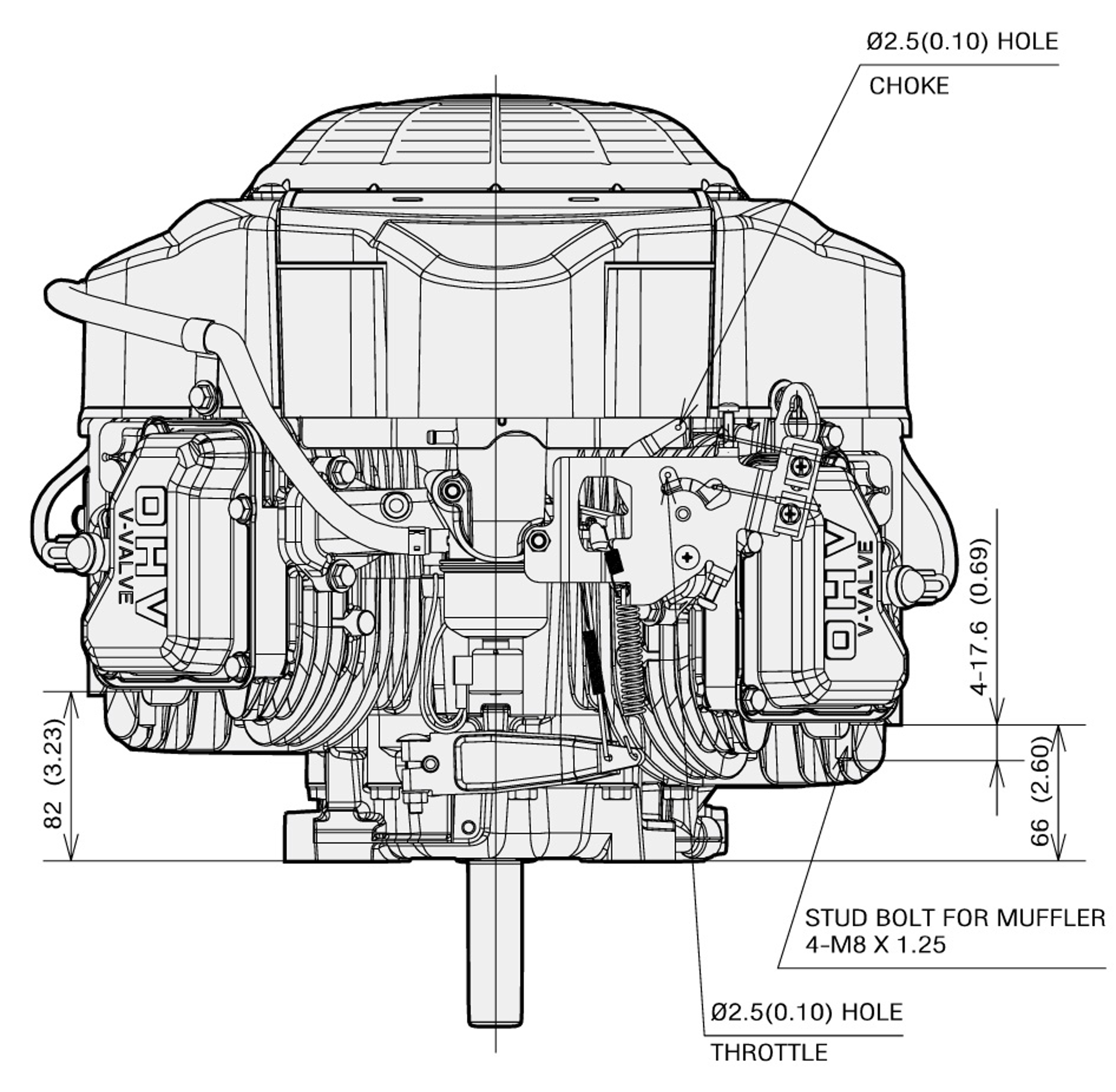 Kawasaki FR541V (603 cc, 15.0 HP) vertical shaft V-Twin engine: review and  specs