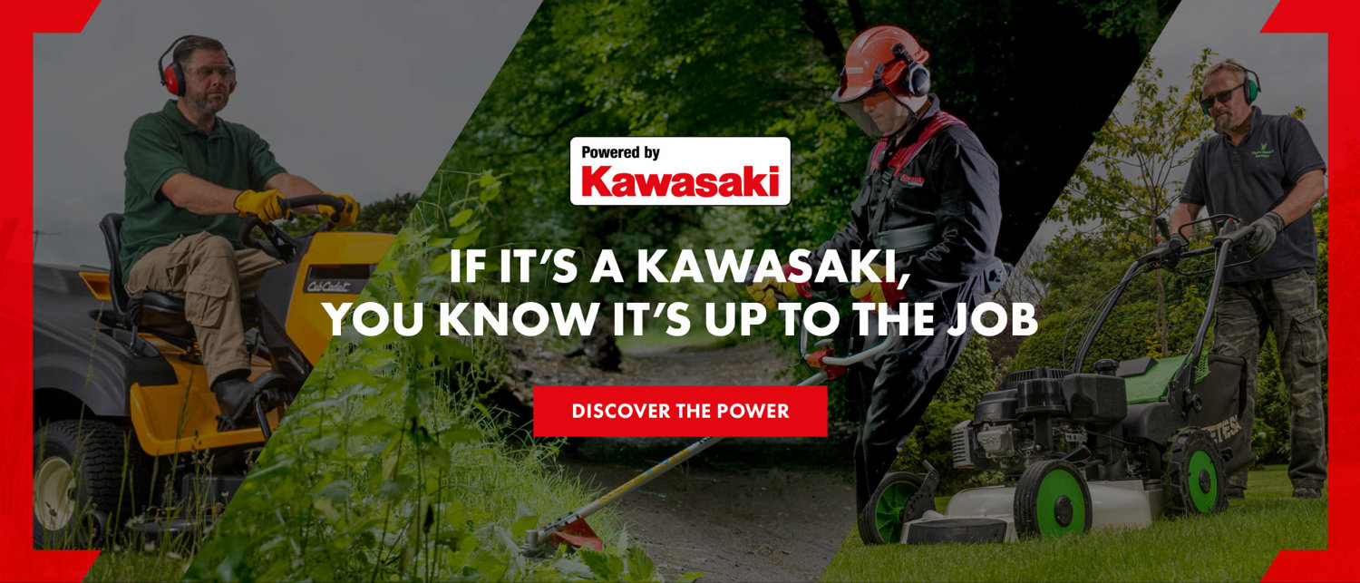 Only products with our badge offer the quality, durability and power that comes with a Kawasaki engine.