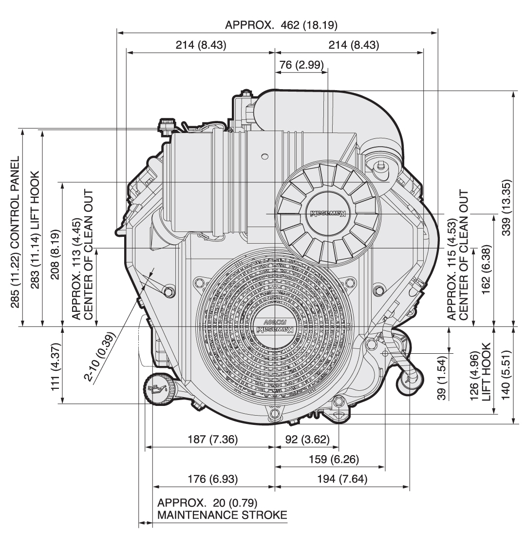ウジ データ FX730V Commercial 4 Stroke Engine | Kawasaki Engines