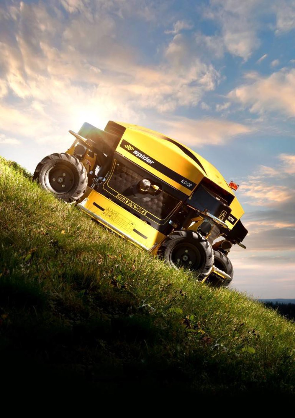 Tondeuses radiocommandées pour terrains pentus
