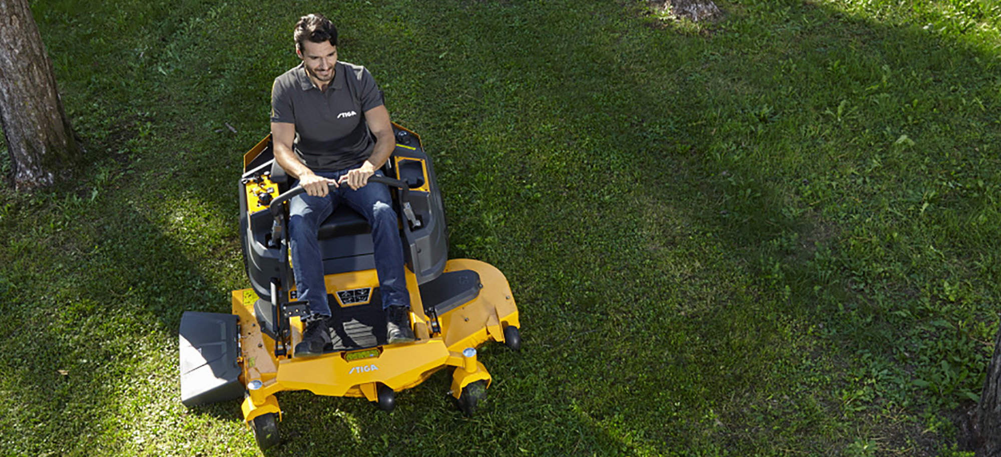 "The combination of Kawasaki and STIGA results in gardening machinery of superior professional quality and reliability."