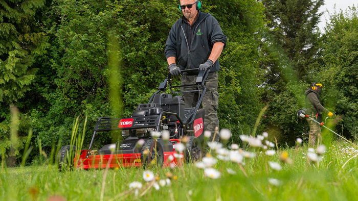 Cortacéspedes de empujar