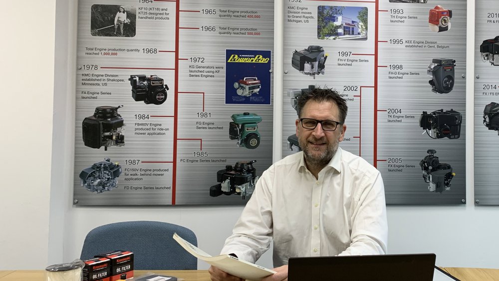 Kawasaki Engines parts and technical manager Jon Couling discusses the support network that keeps landscapers working year-round